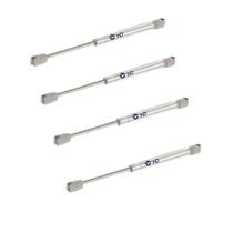 4 Pistão Amortecedor A Gás P Porta de Móveis Armário 60N 6kg 4 Pistão Amortecedor A Gás P Porta de Móveis Armário 60N 6kg