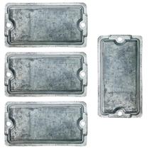 4 Placa de Condulete Sieg Cega Medida 3/4 em Alumínio 4 Placa de Condulete Sieg Cega Medida 3/4 em Alumínio