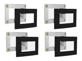 4 Placas com Suporte para Móveis 65x45 Ebony Clean Margirius 15748