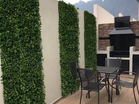 4 Placas de grama buxinho artificiais 25x25 jardim vertical - DE27095