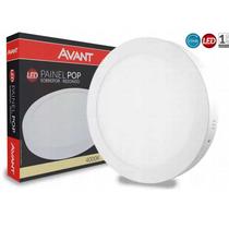 4 Plafon Redondo 18w Sobrepor 22x22 Painel Led 4000k Avant 4 Plafon Redondo 18w Sobrepor 22x22 Painel Led 4000k Avant