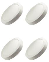 4 Plafon Superled Sobrepor 24w Biv 6500k Redondo Ourolux