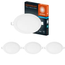 4 Plafons Led De Embutir Redondo Biv 18w 6500k Ledvance