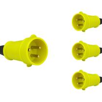 4 Plug Industrial 32A Steck Linha Brasikon 2P+T 100/130V