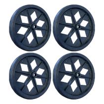 4 Pneu Roda Maciça Para Carrinho De Feira Mercado Não Fura 4 Pneu Roda Maciça Para Carrinho De Feira Mercado Não Fura