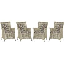 4 Poltronas Igapó Alumínio Micro Pintura Fendi Corda Náutica Estofado 6