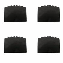 4 Ponteira Externa Pé De Escada De Alumínio Borracha 20x60mm