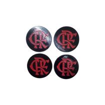 4 Porta Copo Redondo Flamengo Personalizado Estilo Presente