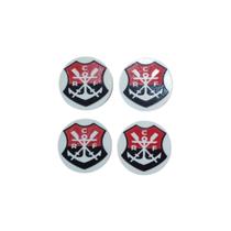 4 Porta Copo Redondo Flamengo Personalizado Estilo Presente