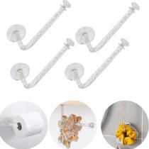 4 Porta Papel Higienico Suporte Adesivo Parede Banheiro 4 Porta Papel Higienico Suporte Adesivo Parede Banheiro