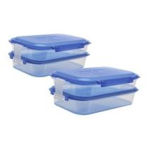 4 Pote Light Resistente Livre De Bisfe Prendedor Lateral