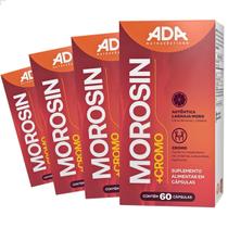 4 Potes Morosin Cromo Suplemento Alimentar 180 Cápsulas Extrato Laranja Moro Antocianinas Natural 4 Potes Morosin Cromo Suplemento Alimentar 180 Cápsulas Extrato Laranja Moro Antocianinas Natural