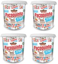 4 Potes Paçoca Zero 576G DaColônia Sem Glúten e Vegana 4 Potes Paçoca Zero 576G DaColônia Sem Glúten e Vegana