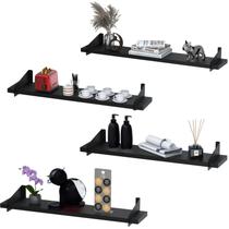 4 Prateleiras Suspensa Multiuso 60Cm Para Sala Quarto SF PP 4 Prateleiras Suspensa Multiuso 60Cm Para Sala Quarto SF PP