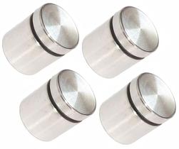 4 Prolongador Espaçador Cromado P/ Vidro 5cm 4 Prolongador Espaçador Cromado P/ Vidro 5cm