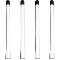 4 Prolongador Extensão Rígida Plástico 115mm Bico De Roda 4 Prolongador Extensão Rígida Plástico 115mm Bico De Roda