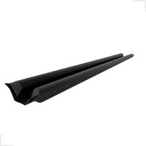 4 Protetor Veda Porta Poeira Inseto 80cm Preto Pvc Multiuso 4 Protetor Veda Porta Poeira Inseto 80cm Preto Pvc Multiuso