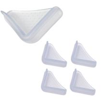 4 Protetores de Canto Silicone Transparente Quina Móveis Bebê Segurança
