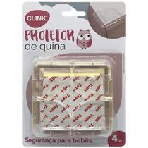 4 Protetores De Quina Bebe Cantos Mesa Quinas Vidro Silicone - Clink