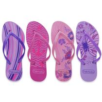 4 Prs Chinelo Feminino Sandália Dedo Rasteira Estampado K36 4 Prs Chinelo Feminino Sandália Dedo Rasteira Estampado K36