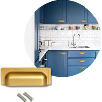 4 Puxador Concha Puxadores de Gaveta Armário Cozinha Móveis 4 Puxador Concha Puxadores de Gaveta Armário Cozinha Móveis