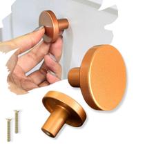 4 Puxador Ponto para Gavetas, Armários e Portas em Metal 36mm