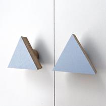 4 Puxadores Triângulos Infantil Porta Gaveta Cômoda Móveis