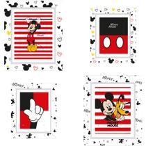 4 Quadros Com Molduras Decorativo Tema Festa Mickey Mouse 4 Quadros Com Molduras Decorativo Tema Festa Mickey Mouse