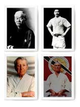 4 Quadros Jiujitsu Mestre Jigoro Mitsuyo Carlos Helio Gracie 4 Quadros Jiujitsu Mestre Jigoro Mitsuyo Carlos Helio Gracie