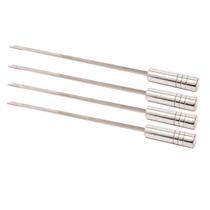 4 (quatro) Espetos Espada Parrilha Churrasco 60Cm INOX430