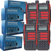 4 Rádio Comunicador Baofeng UV16 PLUS Walkie Talkie Dual band 4 Rádio Comunicador Baofeng UV16 PLUS Walkie Talkie Dual band