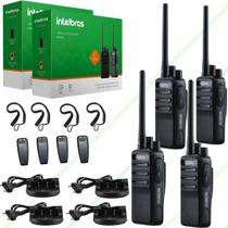 4 Rádios Comunicador Intelbras RC3002 G2 UHF Longo Alcance Nacional