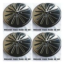 4 Ralos Inox Encaixe Para Cano De 60 Cmpiscina De Alvenaria