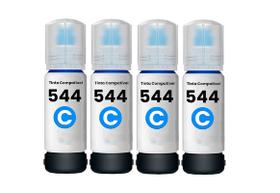4 Refil de tinta compatível T544 T544220 Ciano para impressora L5590 L5290 4 Refil de tinta compatível T544 T544220 Ciano para impressora L5590 L5290