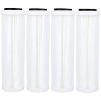 4 Refis Filtro Água Plissado Lavável 9 34'' X 2 12 5 Micra 4 Refis Filtro Água Plissado Lavável 9 34'' X 2 12 5 Micra