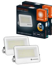4 refletor led fl.compact 50w 3000k 4000k 5000k 5000lm