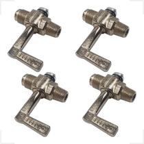 4 Registros Fogão Forno Semi Industrial Apis Tipo L GLP E GN