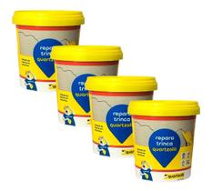 4 Repara Trinca Sela Trinca Veda Pote 1,5kg Quartzolit