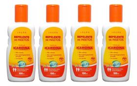 4 Repelentes Anti Mosquitos Base Icaridina Free Inset 100ml