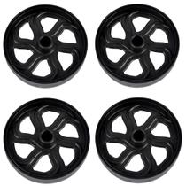 4 Roda para Carrinho de Carga esportiva preto cortador grama - suplasttini