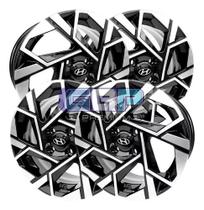 4 Rodas aro 15 HB20 2025 Preta diamantada