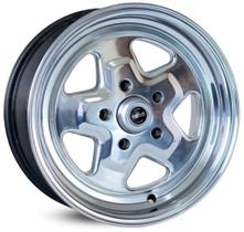 4 rodas kr c9 modelo weld pro star polida / aro 15x7 / (5x114) et30