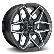 4 RODAS KR M29 / ARO 18X8 (6X114) ET0 cor:Grafite Fosca Diamantada