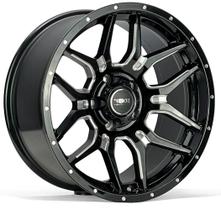 4 RODAS KR M35 OFF-ROAD / ARO 18X8,5 (5X139) ET0 cor:Preta Diamantada 4 RODAS KR M35 OFF-ROAD / ARO 18X8,5 (5X139) ET0 cor:Preta Diamantada