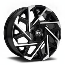 4 RODAS KR S61 ULTIMATE / ARO 17X7 (5x114) ET46 cor:Preta Diamantada