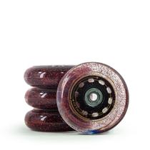 4 Rodas Para Patins Sakurai 80mm 83a Glitter Vermelha + Abec9 4 Rodas Para Patins Sakurai 80mm 83a Glitter Vermelha + Abec9