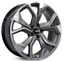 4 RODAS RAW A22 MODELO VW TIGUAN / ARO 20X9 / (5X112) ET38 cor:Grafite Diamantada