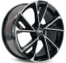 4 RODAS RAW MODELO AUDI RS7 SPORTBACK / ARO 20X8,5 / (5X112) ET40 cor:Preta Diamantada 4 RODAS RAW MODELO AUDI RS7 SPORTBACK / ARO 20X8,5 / (5X112) ET40 cor:Preta Diamantada