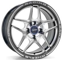 4 RODAS RAW PENTAGON / ARO 15X7 (4X100) ET35 cor:Preta Diamantada