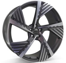 4 RODAS ZEUS IMP MODELO AUDI RS6 / ARO 22X9,5 (5X112) ET45 cor:Grafite Diamantada 4 RODAS ZEUS IMP MODELO AUDI RS6 / ARO 22X9,5 (5X112) ET45 cor:Grafite Diamantada